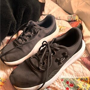 Under Armour Black and Gray Athletic Shoes